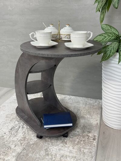 Стол журнальный тип 5 - ателье темный (1 место)