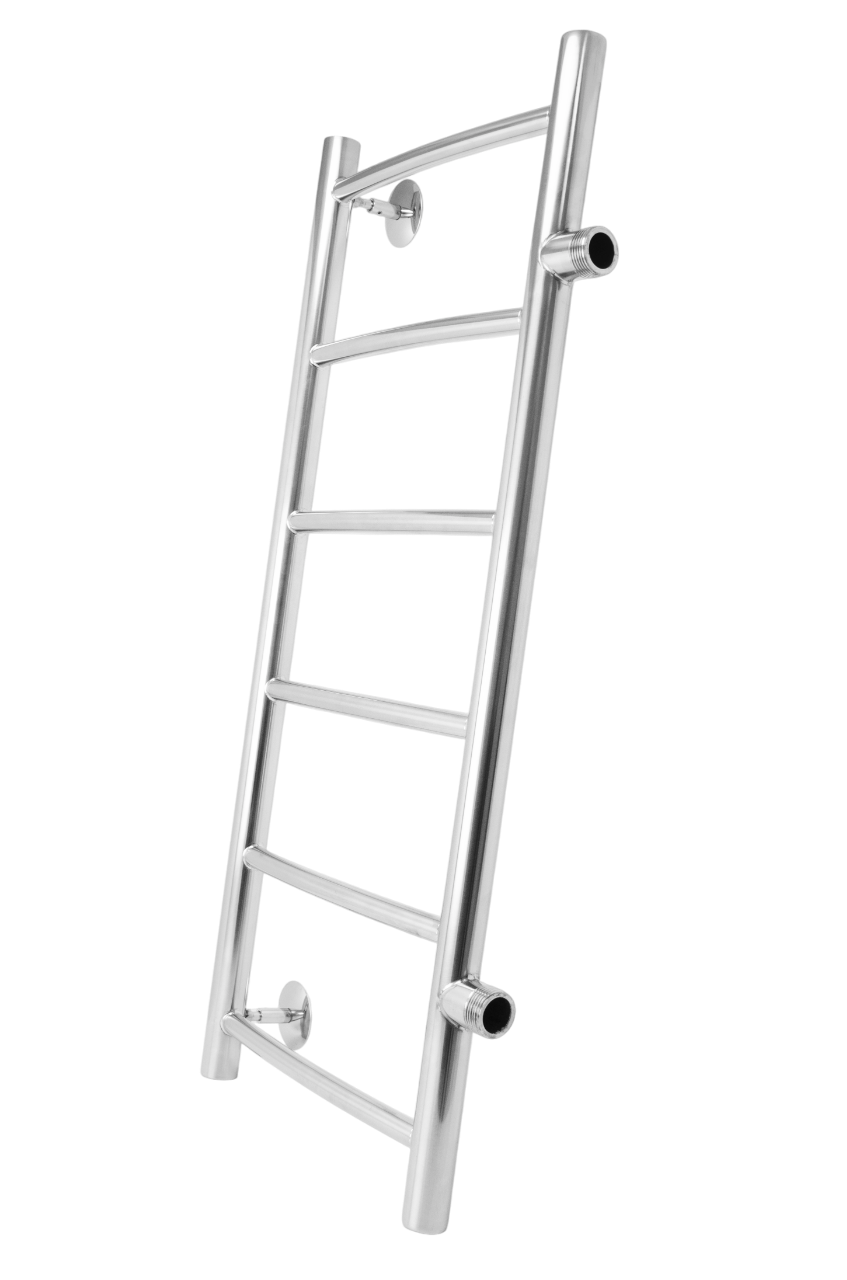 Полотенцесушитель Классик 2 30*80 ф1" 6 перекладин (К-боковое 50 , Дуга) 11572