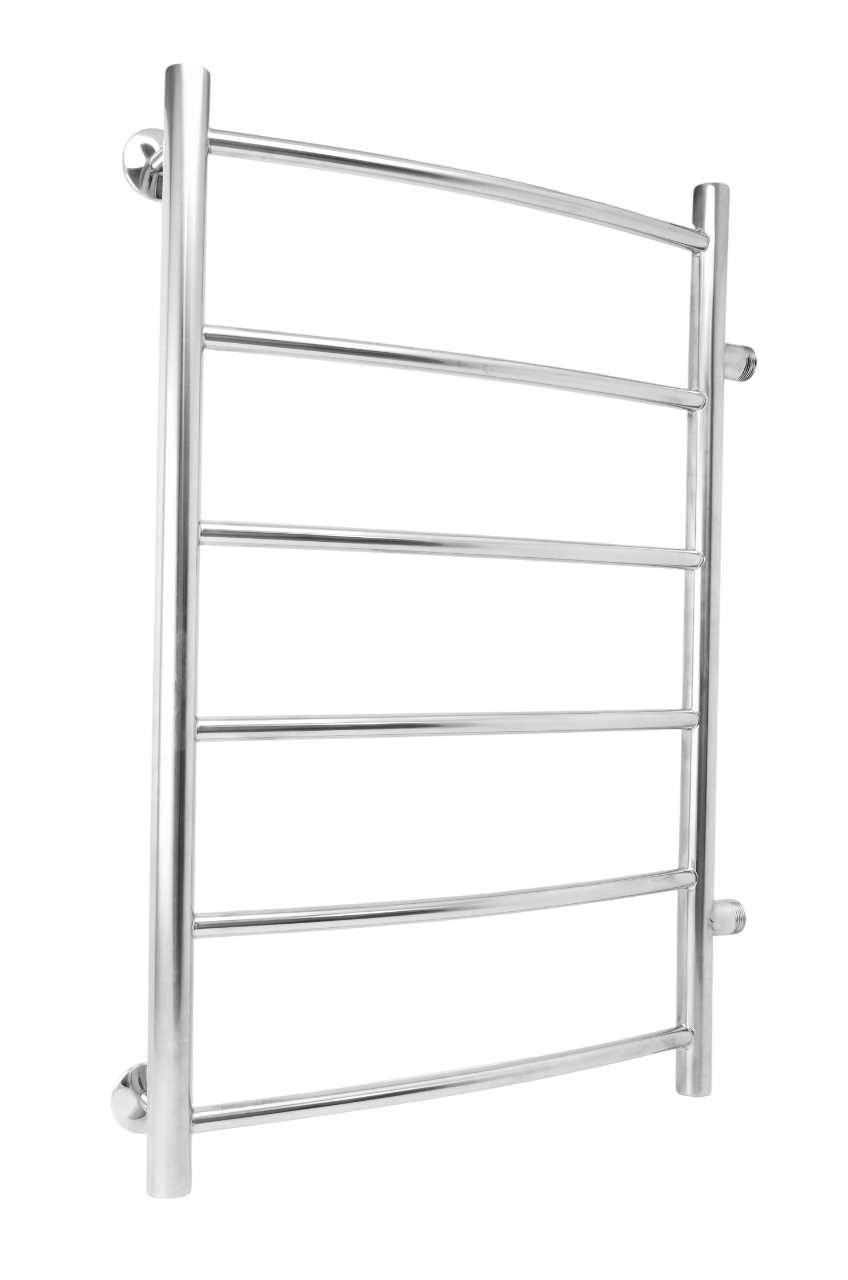 Полотенцесушитель Классик 2 50*80 ф1" 6 перекладин (К-боковое 50, Дуга) 07035