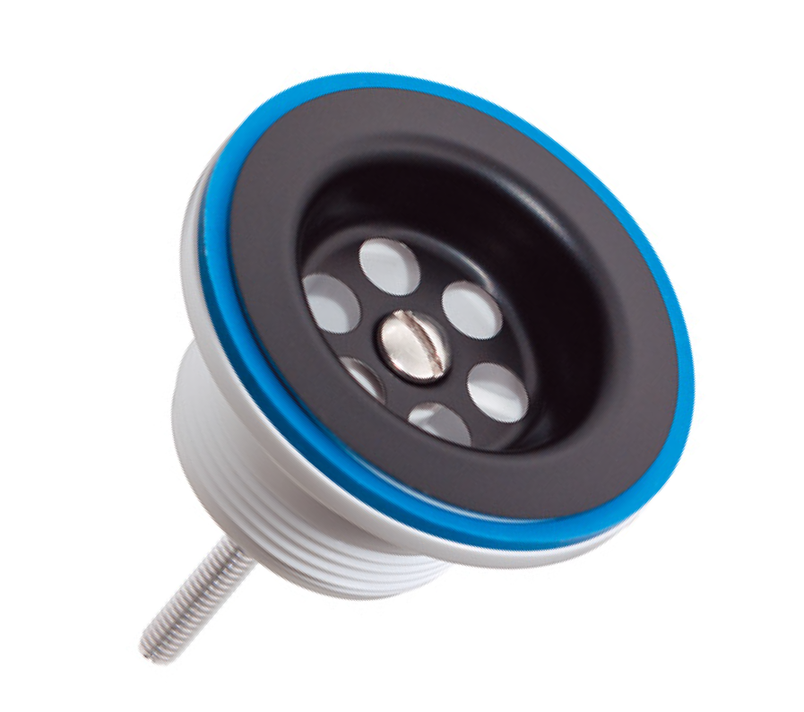 М-32020-Ч Сифон бутылочный ОРИО 1 1/4" х 32 "ЧИК - ум. бут" , с гиб трубой 32х40/50 дл.650 черный