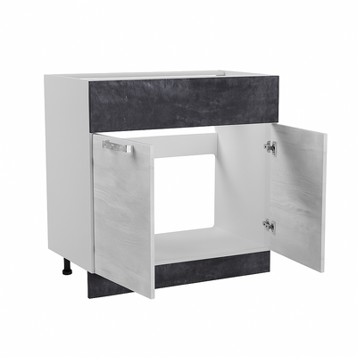 Стол под мойку НИКА, М800 Цемент Темный/Бетон Пайн (810х800х450) (1209)