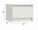 МС Мори Тумба ТПМ 400.1 Белый 404х300х350 (1 место)