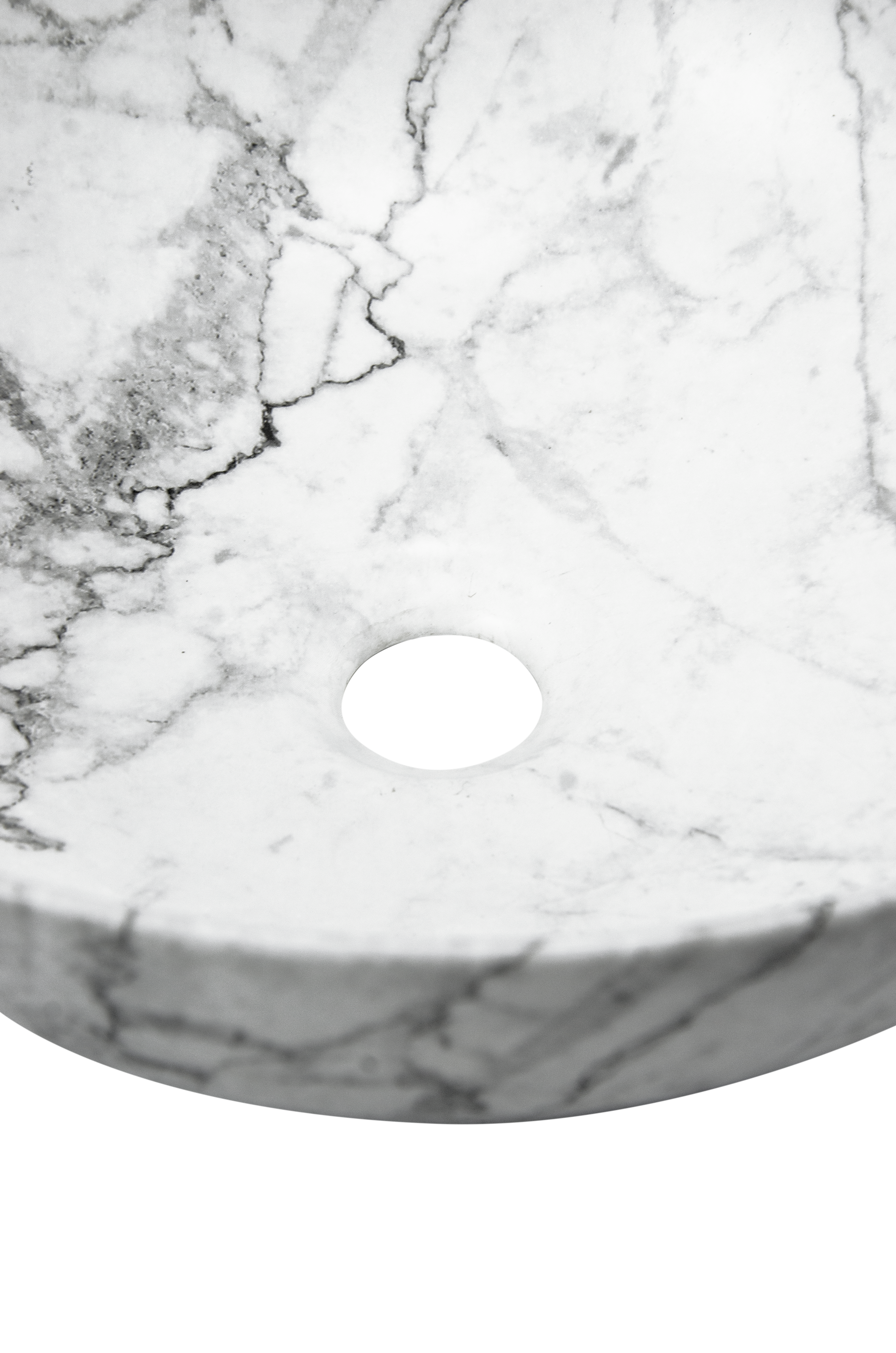 Раковина накладная HOLLER K-6224-SZ7 (400*400*150мм) белый мрамор