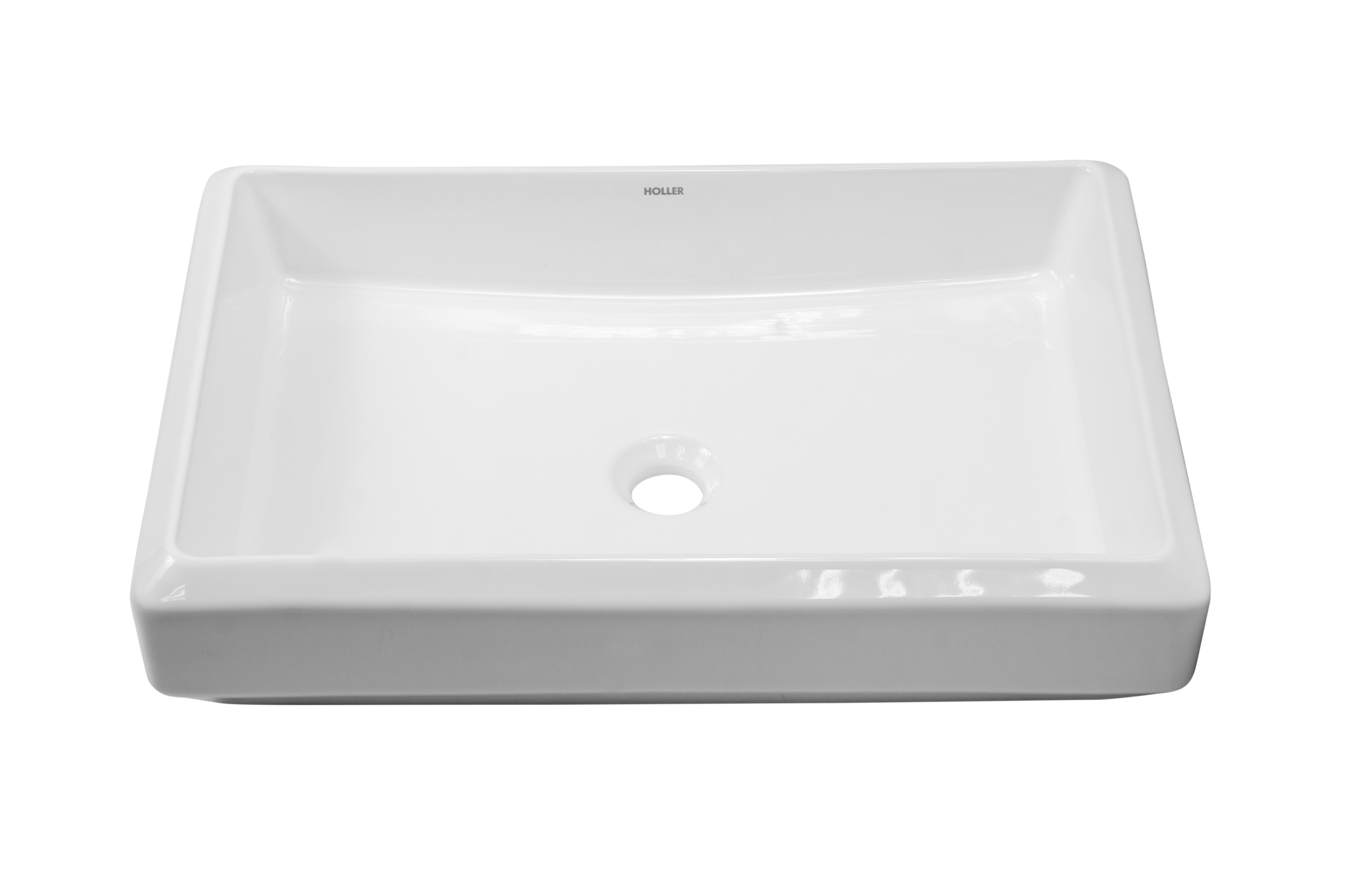 Раковина накладная HOLLER K-6431 (605*410*130мм), белая