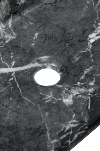 Раковина накладная HOLLER K-6260-60-SZ3 (610*345*110мм), темный мрамор