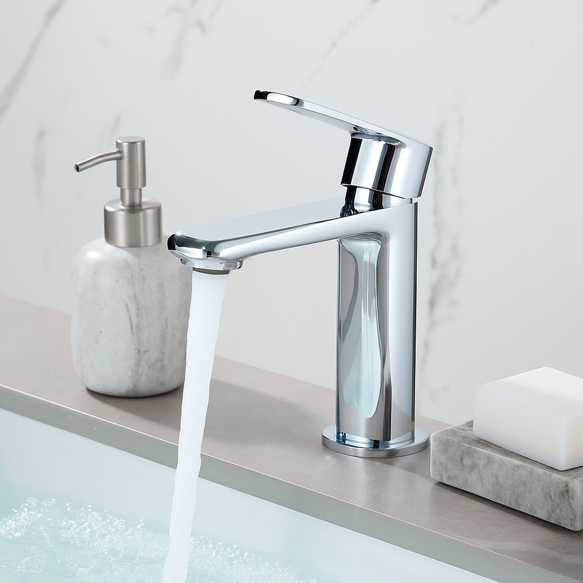 LMF-1012B-C Melior Смеситель для раковины, одноручный, латунь, хром LEMARK