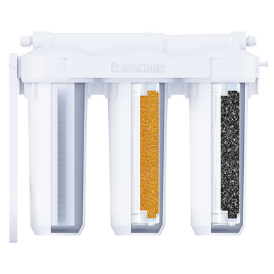 Фильтр проточный Барьер ПРОФИ Slim Line 10 Жесткость, 3 ступени, Лайт (в комплекте: кран) Н123Р00