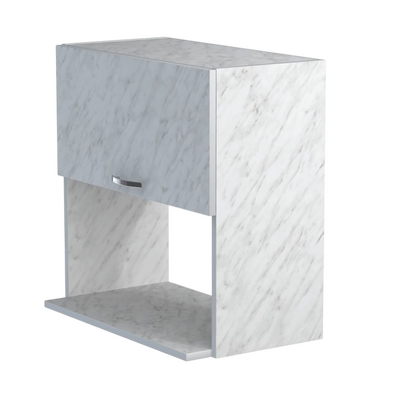 Шкаф навесной под микроволновку 60 Карара SANTREK HOME (ЛДСП)