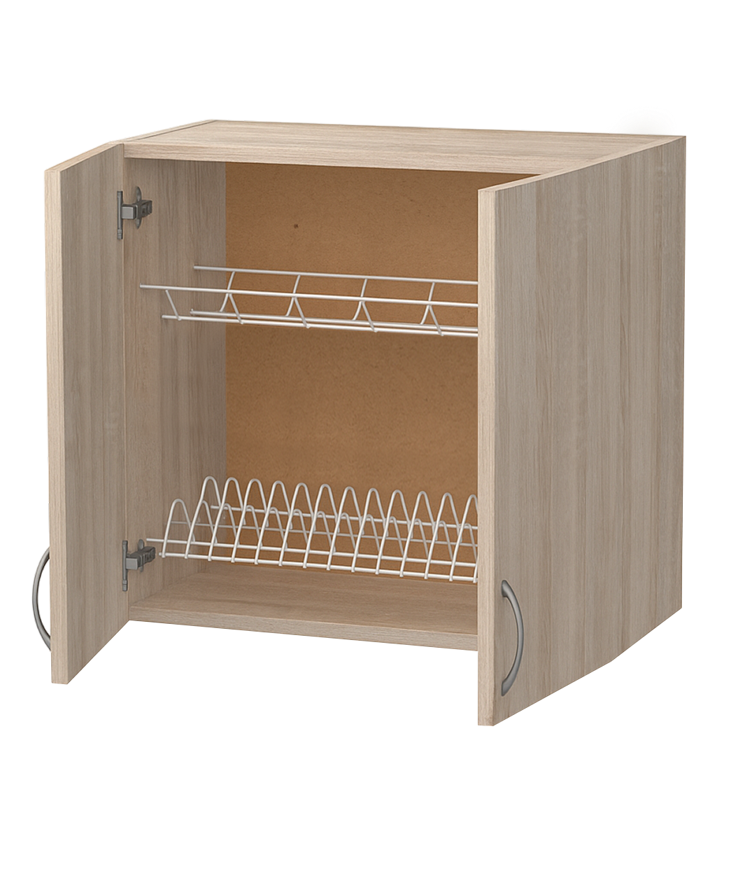 Шкаф для посуды 60 цвет Дуб сонома (с сушкой) SANTREK HOME (ЛДСП)