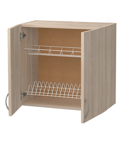 Шкаф для посуды 60 цвет Дуб сонома (с сушкой) SANTREK HOME (ЛДСП)