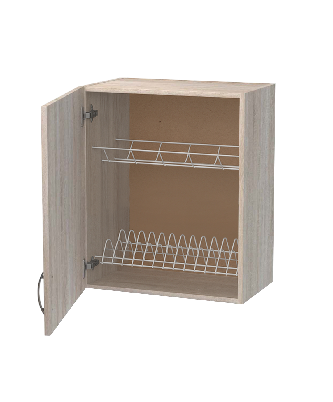 Шкаф для посуды 50 цвет Дуб сонома (с сушкой) SANTREK HOME (ЛДСП)