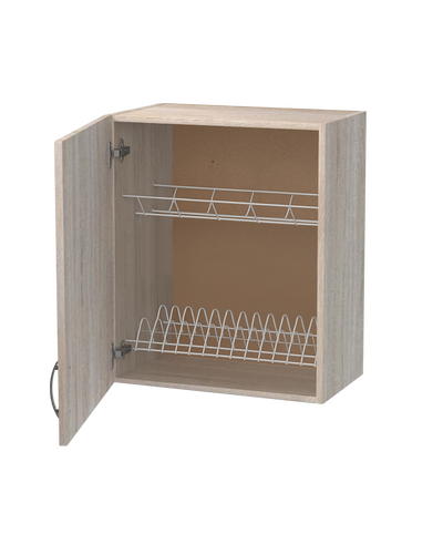 Шкаф для посуды 50 цвет Дуб сонома (с сушкой) SANTREK HOME (ЛДСП)