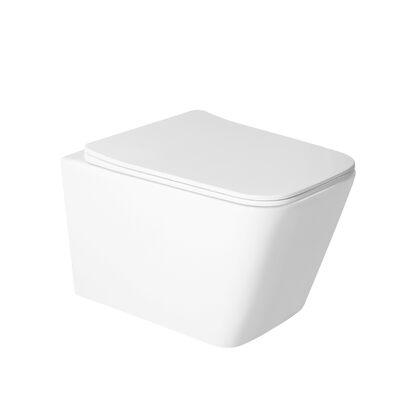 Инсталляция HOLLER MQ100 (комплект 3 в 1) + Унитаз подвесной безободковый HOLLER BLOCK_T , белый + Клавиша смыва HOLLER MWRC, белый