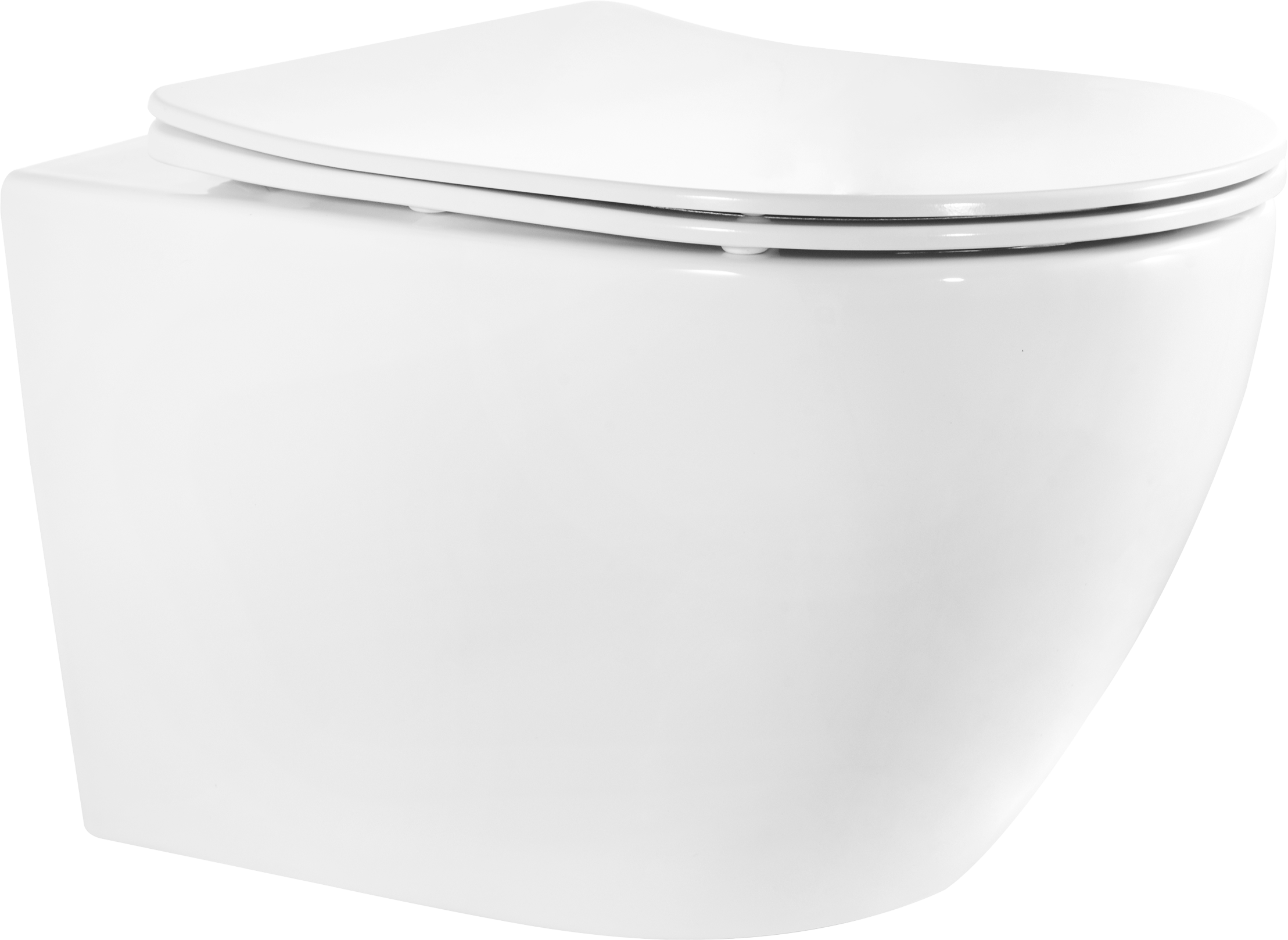 Инсталляция HOLLER MQ100 (комплект 3 в 1) + Унитаз подвесной безободковый HOLLER WALL TORNADO (3.0) , белый + Клавиша смыва HOLLER MBR, черный матовый