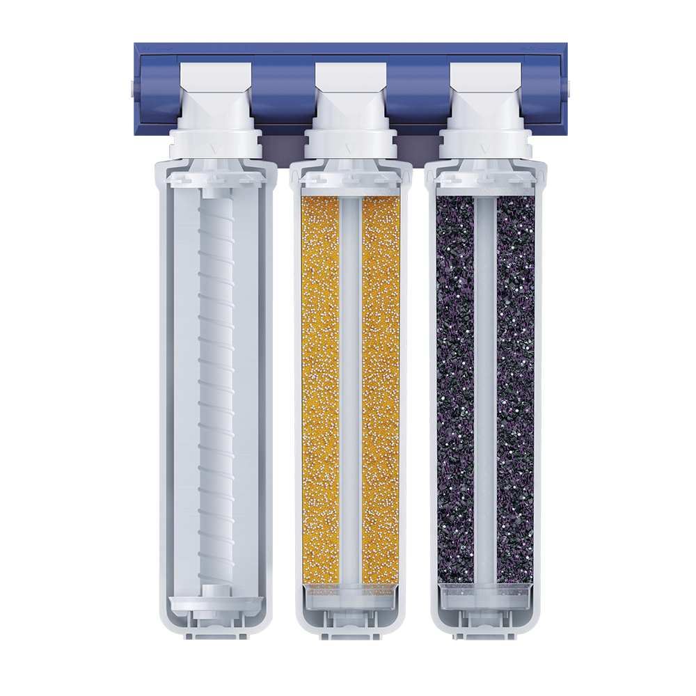 Фильтр проточный Барьер ЭКСПЕРТ Жесткость, 3 ступени БЕЗ КРАНА Н221Р12