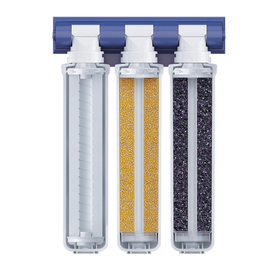 Фильтр проточный Барьер ЭКСПЕРТ Жесткость, 3 ступени БЕЗ КРАНА Н221Р12