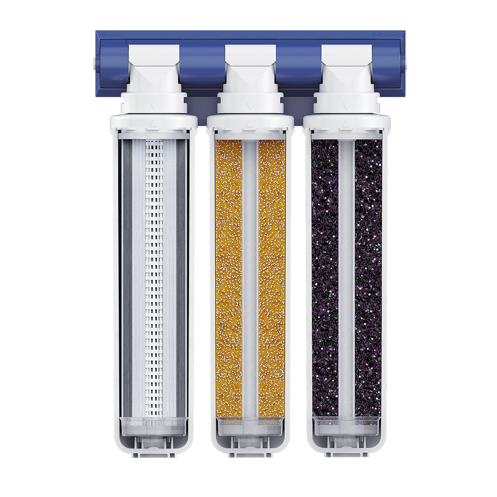 Фильтр проточный Барьер ЭКСПЕРТ Комплекс, 3 ступени БЕЗ КРАНА Н241Р08