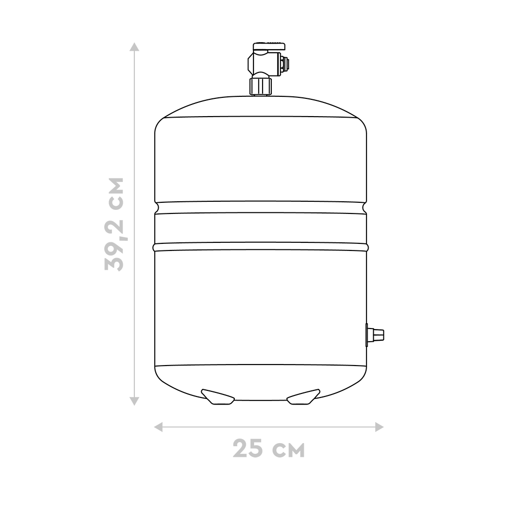 Фильтр проточный Барьер ПРОФИ Осмо 100, 5 ступеней, Лайт (в комплекте: кран, бак) Н151Р15