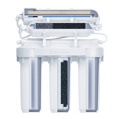 Фильтр проточный Барьер ПРОФИ Осмо 100, 5 ступеней, Лайт (в комплекте: кран, бак) Н151Р15