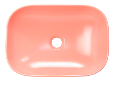 Раковина накладная HOLLER K-M6513PIK (455*320*135мм), розовый матовый