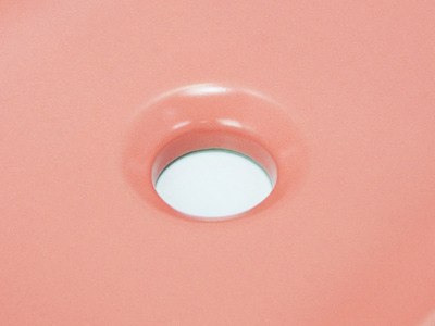 Раковина накладная HOLLER K-M6066PIK (410*340*145мм), розовый матовый