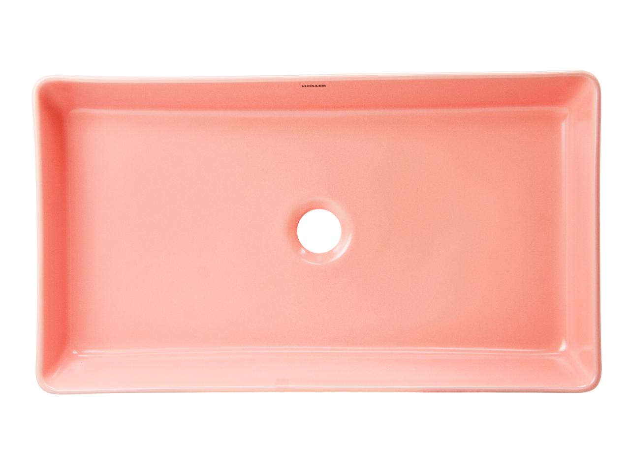 Раковина накладная HOLLER K-M6066PIK (410*340*145мм), розовый матовый