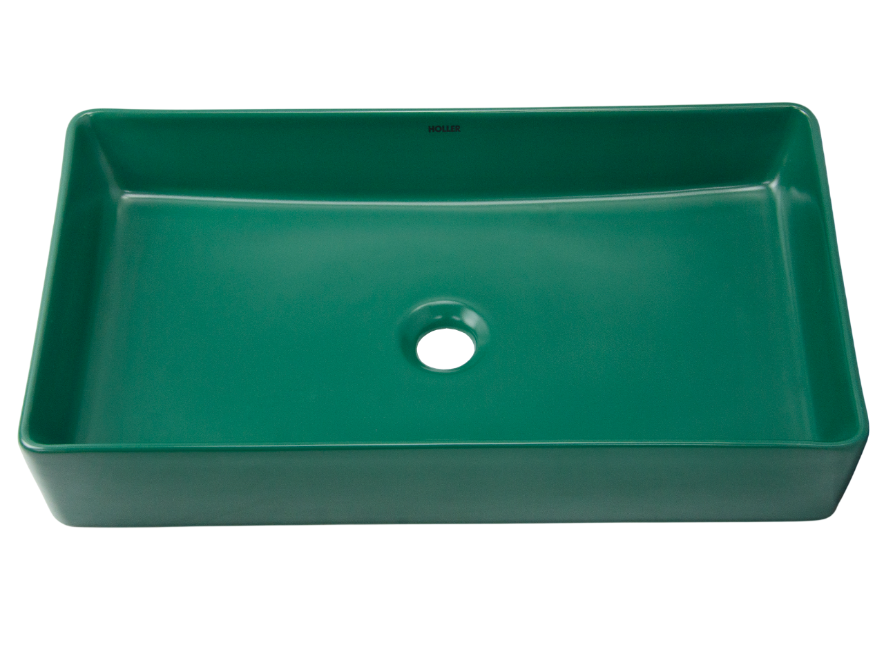 Раковина накладная HOLLER K-M6260-60JSP (610*345*110мм), темно-зеленый матовый