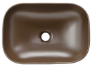 Раковина накладная HOLLER K-M6513BRN (455*320*135мм), коричневый матовый