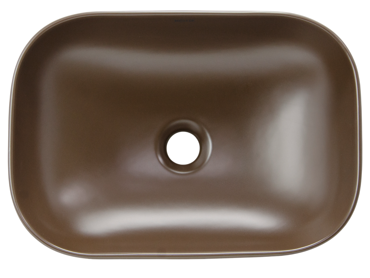 Раковина накладная HOLLER K-M6513BRN (455*320*135мм), коричневый матовый