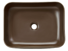 Раковина накладная HOLLER K-M6509BRN (500*400*130мм), коричневый матовый