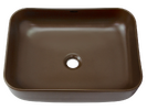 Раковина накладная HOLLER K-M6509BRN (500*400*130мм), коричневый матовый