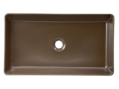 Раковина накладная HOLLER K-M6260-60BRN (610*345*110мм), коричневый матовый