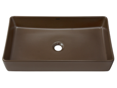 Раковина накладная HOLLER K-M6260-60BRN (610*345*110мм), коричневый матовый