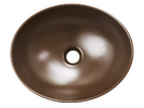 Раковина накладная HOLLER K-M6066BRN (410*340*145мм), коричневый матовый