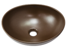 Раковина накладная HOLLER K-M6066BRN (410*340*145мм), коричневый матовый