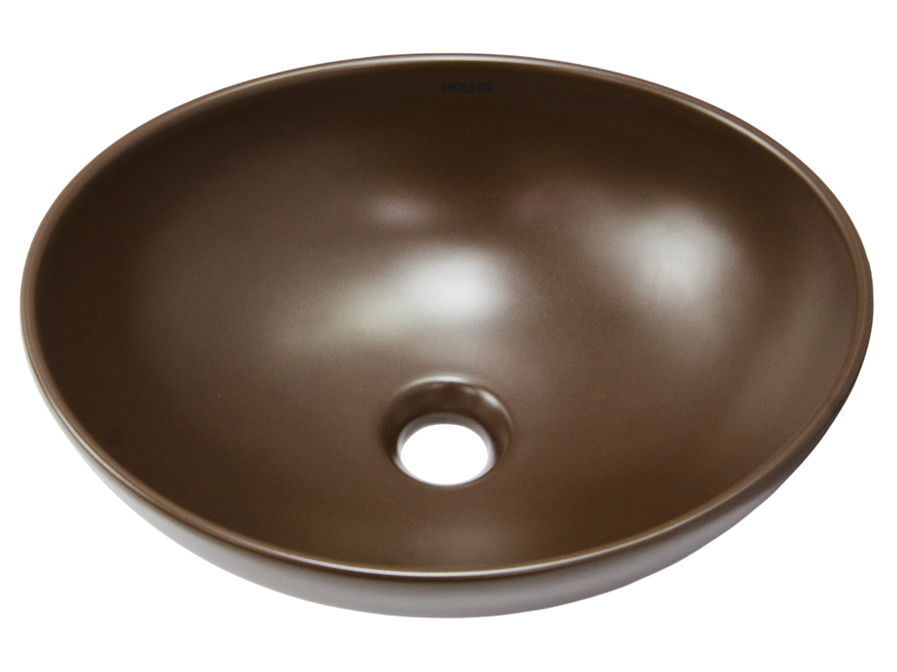 Раковина накладная HOLLER K-M6066BRN (410*340*145мм), коричневый матовый