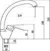 FM4104H Смеситель Кухня Fmark шар. d 40 на гайке, бок.ручка Черный