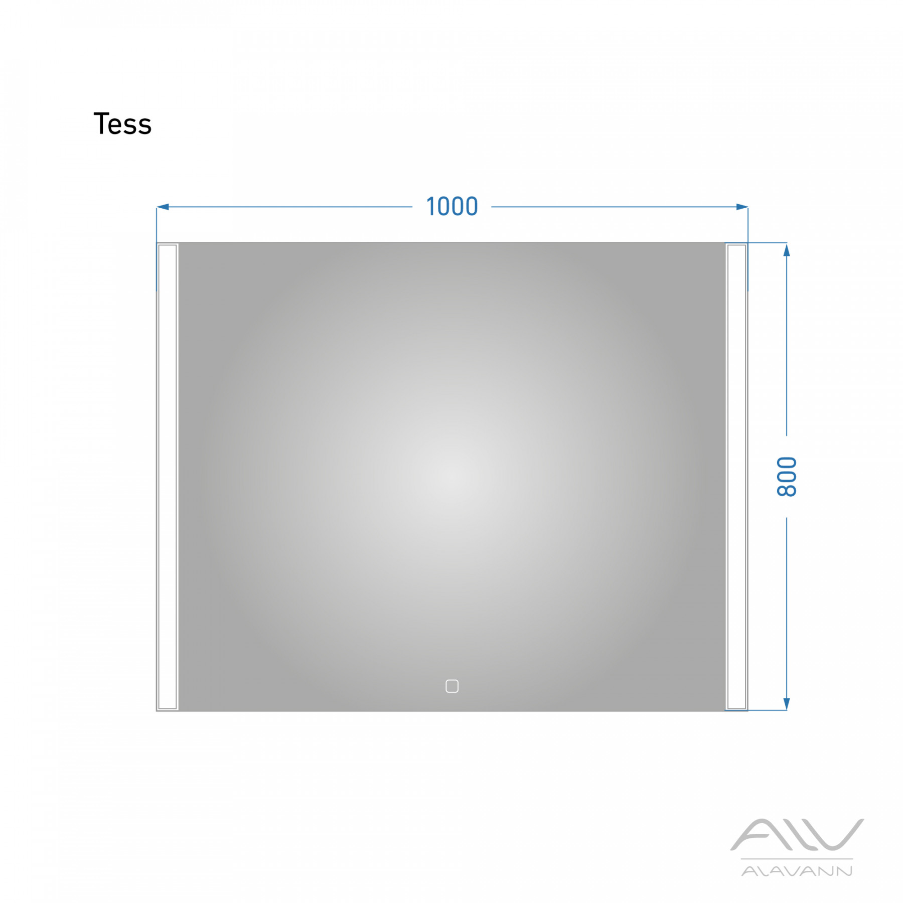 Зеркало TESS 100 р-р: Alavann
