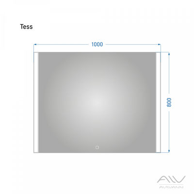 Зеркало TESS 100 р-р: Alavann