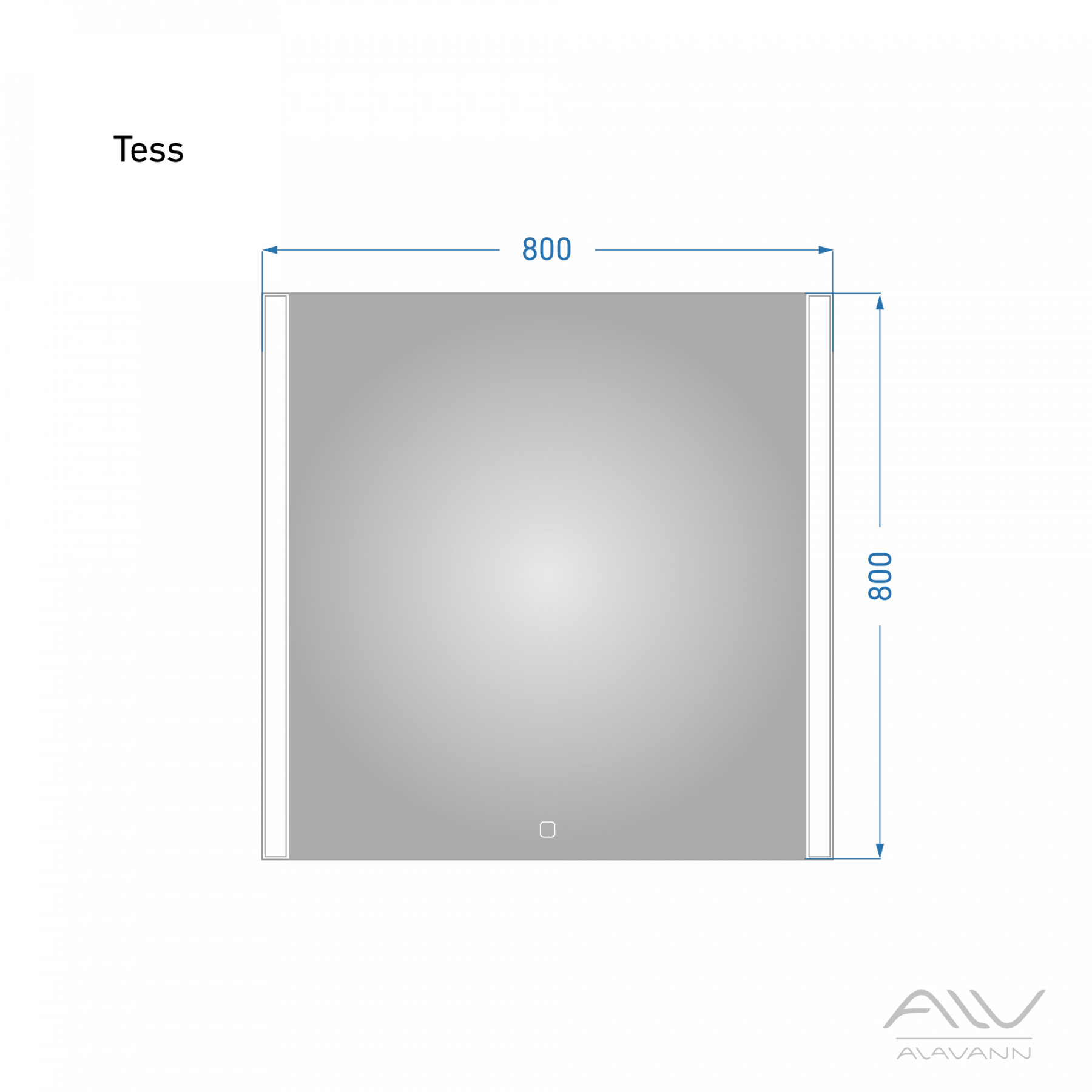 Зеркало TESS 80 р-р: Alavann