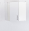 Шкаф для посуды угловой 55*55 белый металлик фасад МДФ SANTREK HOME