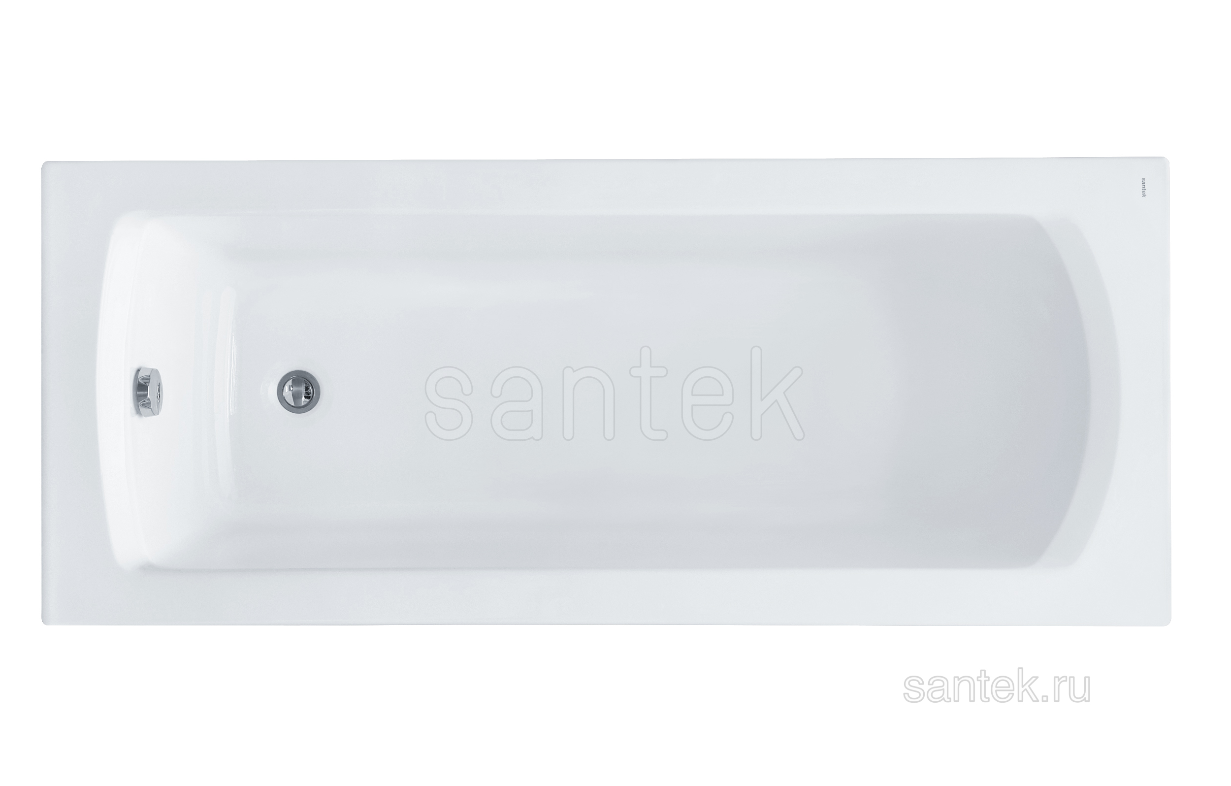 Ванна акрил САНТЕК "Монако XL" 1600х750х470мм 210л в комплекте: каркас, обвязка (без экрана) В РАЗБОРЕ