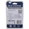 MLN-330304G донный клапан БЕЗ перелива (золото) Click-clack MELANA (в блистере)