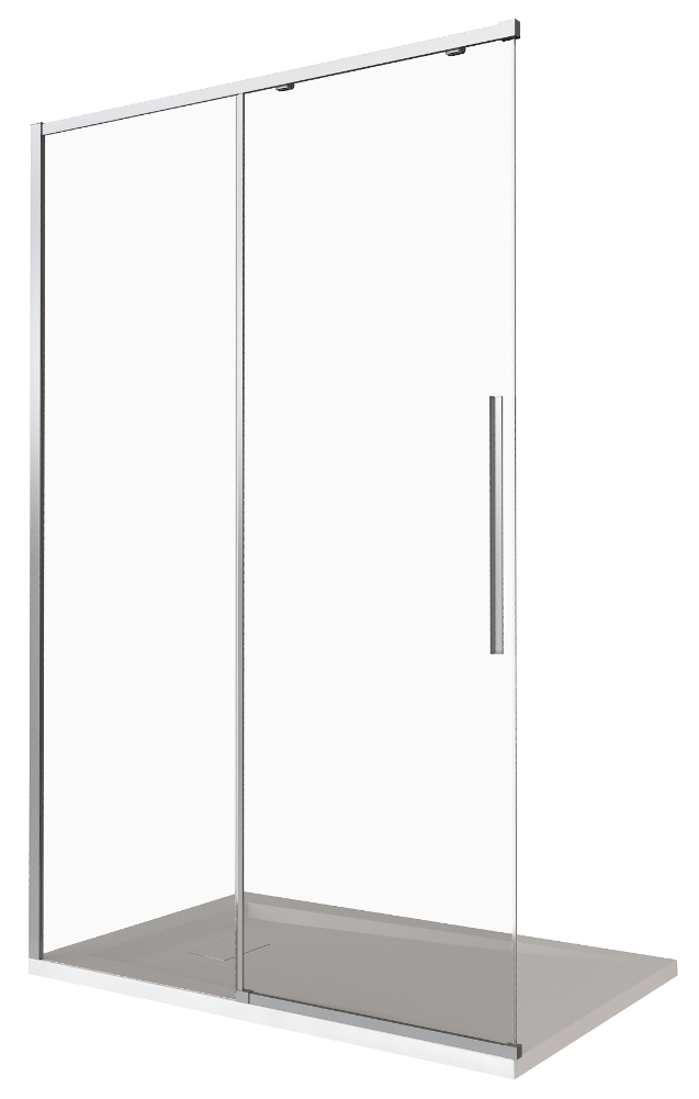 Душ.ограждение GOOD DOOR IDEA WTW-130-C-CH Прямое, стекло Прозр 6мм (без поддона и автослива) ***