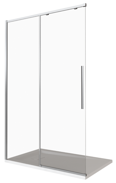 Душ.ограждение GOOD DOOR IDEA WTW-130-C-CH Прямое, стекло Прозр 6мм (без поддона и автослива) ***