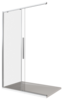 Душ.ограждение GOOD DOOR IDEA WTW-130-C-CH Прямое, стекло Прозр 6мм (без поддона и автослива) ***