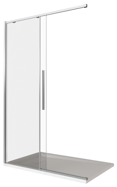 Душ.ограждение GOOD DOOR IDEA WTW-130-C-CH Прямое, стекло Прозр 6мм (без поддона и автослива) ***