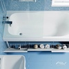 Экран под ванну 1,6 м МДФ SOFT Белый (3 двери откидные) Alavann