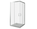 Душ.ограждение GOOD DOOR INFINITY CR-120-90-C-CH Г-образное, стекло Прозр 6мм , вход с угла, 2 откат..двери (без поддона и автослива)
