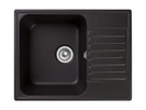 Мойка для кухни GranFest QUARZ GF-QUARZ 13 СТАНДАРТ 1 чаша 620*480 мм без сифона (13 черный)